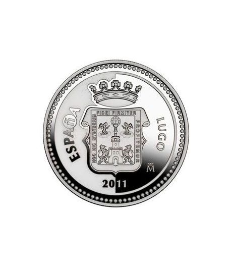 Moneda 2011 Capitales de provincia. Lugo. 5 euros. Plata.