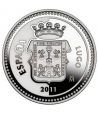 Moneda 2011 Capitales de provincia. Lugo. 5 euros. Plata.