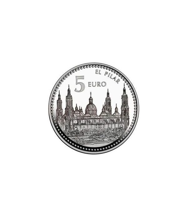 Moneda 2011 Capitales de provincia. Zaragoza. 5 euros. Plata  - 2