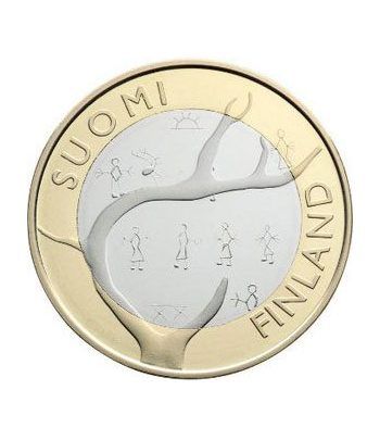 moneda Finlandia 5 Euros 2011 (8ª). Lappi.