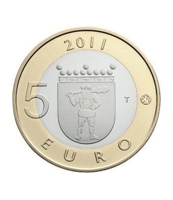 moneda Finlandia 5 Euros 2011 (8ª). Lappi.