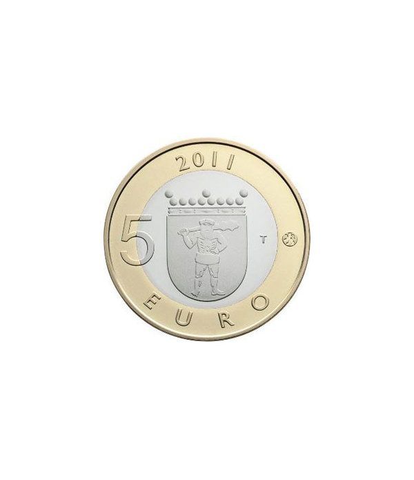 moneda Finlandia 5 Euros 2011 (8ª). Lappi.  - 4