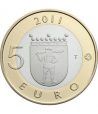 moneda Finlandia 5 Euros 2011 (8ª). Lappi.