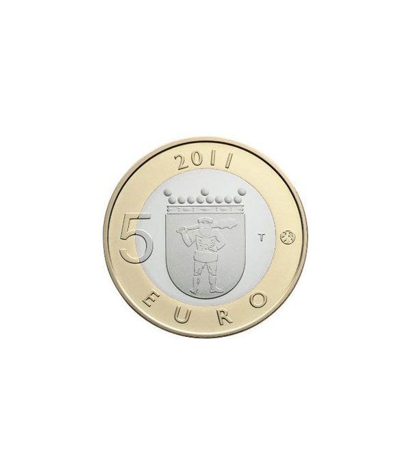 moneda Finlandia 5 Euros 2011 (8ª). Lappi.