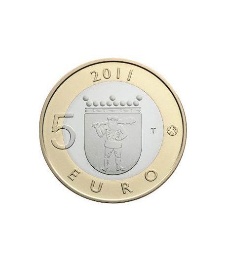 moneda Finlandia 5 Euros 2011 (8ª). Lappi.