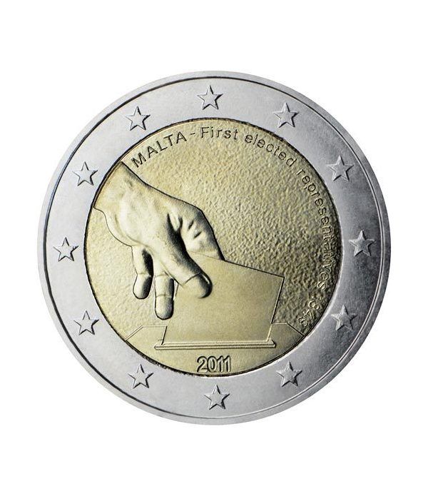 moneda conmemorativa 2 euros Malta 2011.  - 2