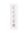Lindner Marco para objetos NIMBUS 265x60 Blanco. - 1 Lindner Marco para objetos NIMBUS 265x60 Blanco. - 1