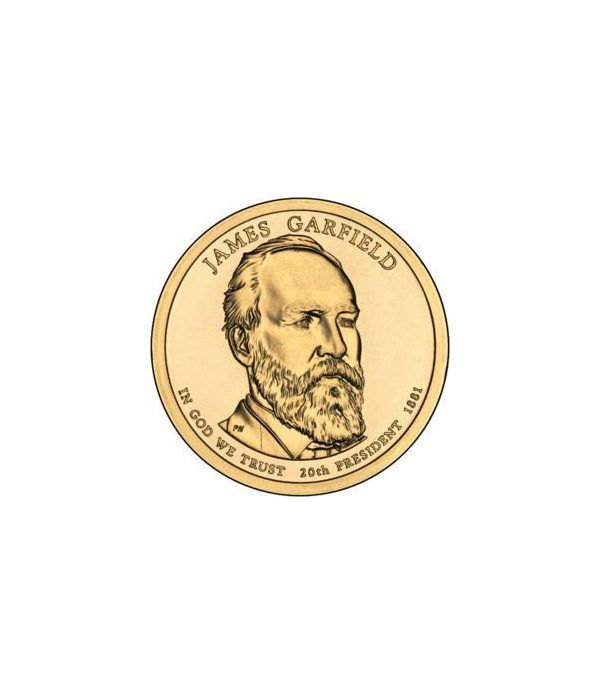 E.E.U.U. 1$ (2011) 20º Presidencial James A. Garfield (2cecas).