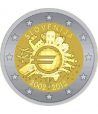 moneda Eslovenia 2 euros 2012 "X ANIVERSARIO DEL EURO".