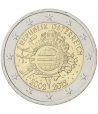 moneda Austria 2 euros 2012 "X ANIVERSARIO DEL EURO".