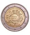 moneda Grecia 2 euros 2012 "X ANIVERSARIO DEL EURO".