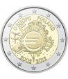 moneda Finlandia 2 euros 2012 "X ANIVERSARIO DEL EURO".