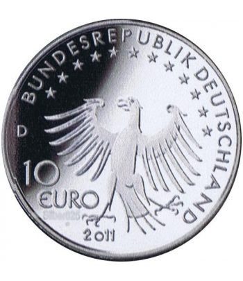 moneda Alemania 10 Euros 2011 D. Till Eulenspiegel.