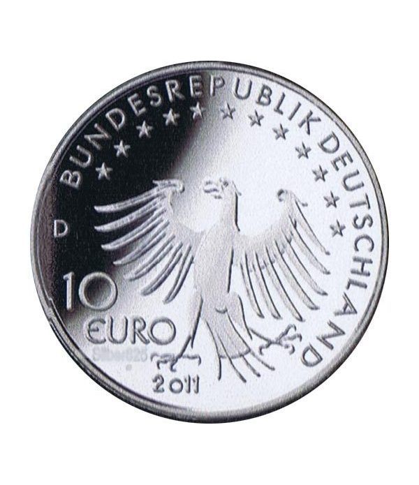moneda Alemania 10 Euros 2011 D. Till Eulenspiegel.