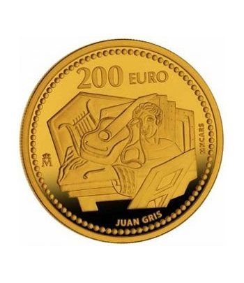 Moneda 2012 Herencia Europea. Juan Gris. 200 euros. Oro.
