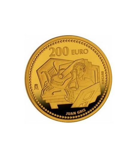 Moneda 2012 Herencia Europea. Juan Gris. 200 euros. Oro.