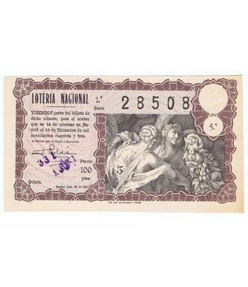 Loteria Nacional. 1943 sorteo 36 (Navidad).