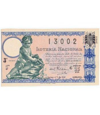 Loteria Nacional. 1941 sorteo 1.  - 2