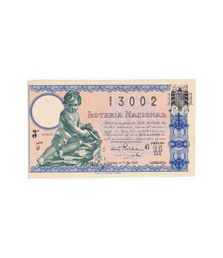 Loteria Nacional. 1941 sorteo 1.