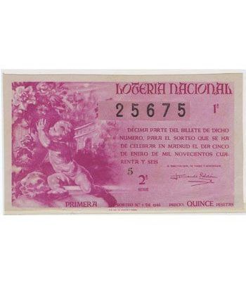 Loteria Nacional. 1946 sorteo 1.