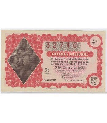 Loteria Nacional. 1953 sorteo 1.