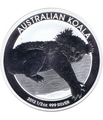 Moneda media onza de plata 1/2$ Australia koala 2012