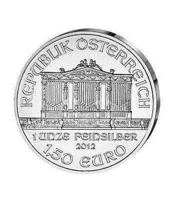 Moneda onza de plata 1,5 euros Austria Filarmonica 2012  - 1