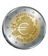 moneda Holanda 2 euros 2012 "X ANIVERSARIO DEL EURO".