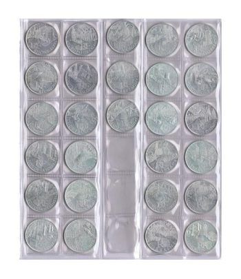 Francia 10 € 2011 Les Euros des Regions. 27 monedas plata.
