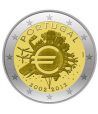 moneda Portugal 2 euros 2012 "X ANIVERSARIO DEL EURO".