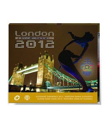 Cartera oficial euroset Eslovaquia 2012. Londres 2012.