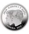 Moneda conmemorativa 30 euros 2012. Xº Aniv. Euro. Plata.