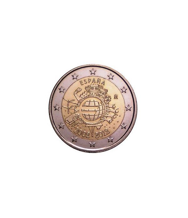 Colección monedas 2€ Xº Aniversario EURO. 21 monedas  - 2