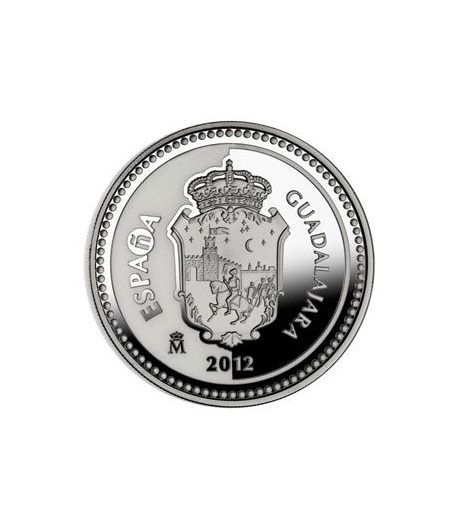 Moneda 2012 Capitales de provincia. Guadalajara. 5 euros. Plata.