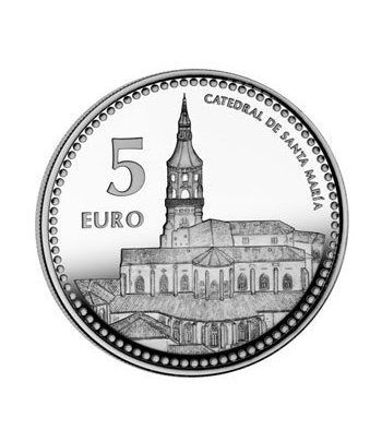 Moneda 2012 Capitales de provincia. Vitoria. 5 euros. Plata.
