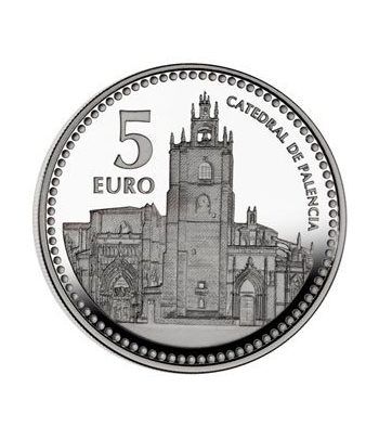 Moneda 2012 Capitales de provincia. Palencia. 5 euros. Plata.