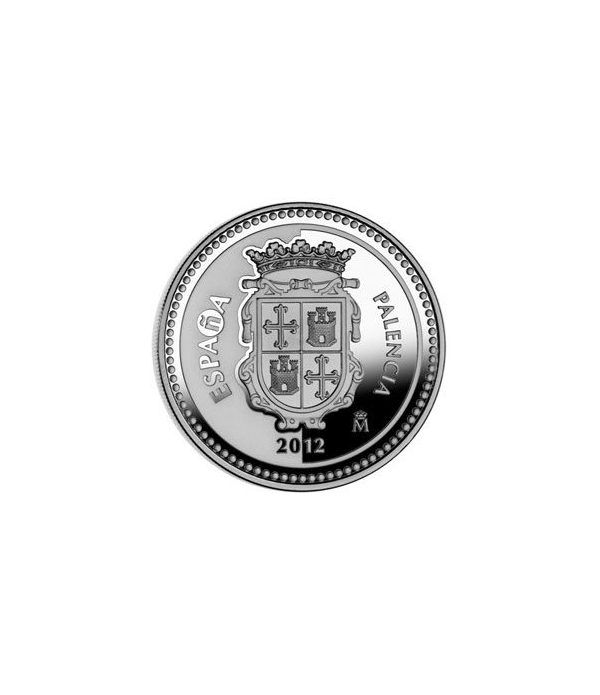 Moneda 2012 Capitales de provincia. Palencia. 5 euros. Plata.