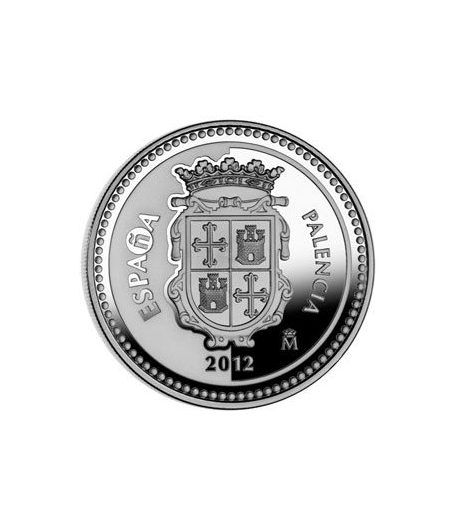 Moneda 2012 Capitales de provincia. Palencia. 5 euros. Plata.