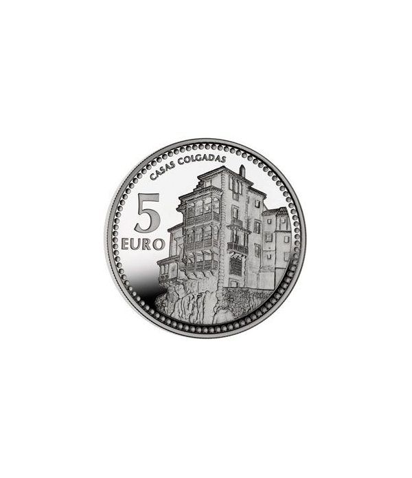 Moneda 2012 Capitales de provincia. Cuenca. 5 euros. Plata.  - 2