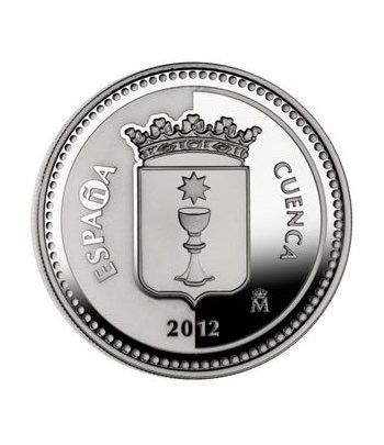 Moneda 2012 Capitales de provincia. Cuenca. 5 euros. Plata.