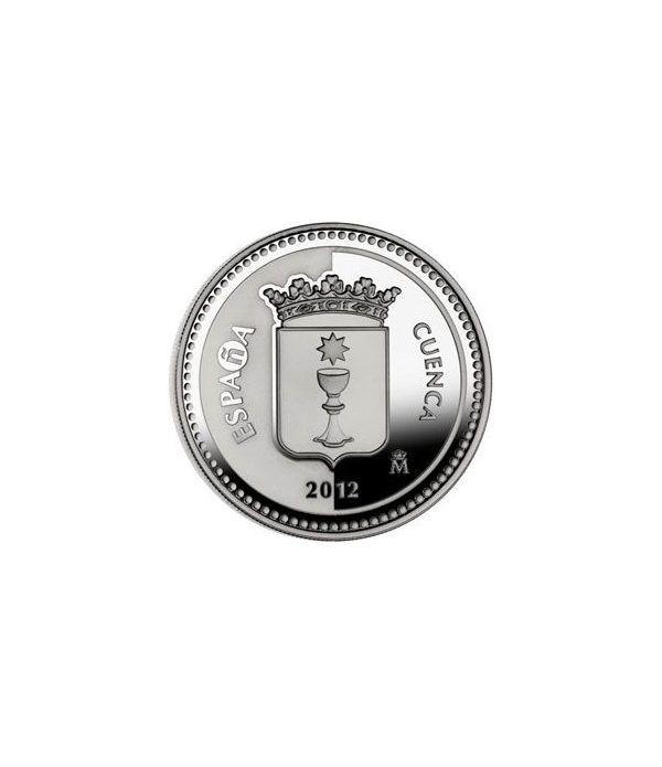 Moneda 2012 Capitales de provincia. Cuenca. 5 euros. Plata.  - 4