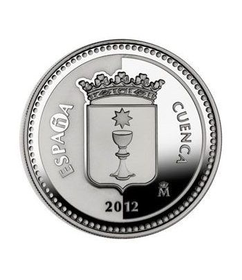 Moneda 2012 Capitales de provincia. Cuenca. 5 euros. Plata.  - 1