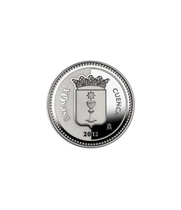 Moneda 2012 Capitales de provincia. Cuenca. 5 euros. Plata.