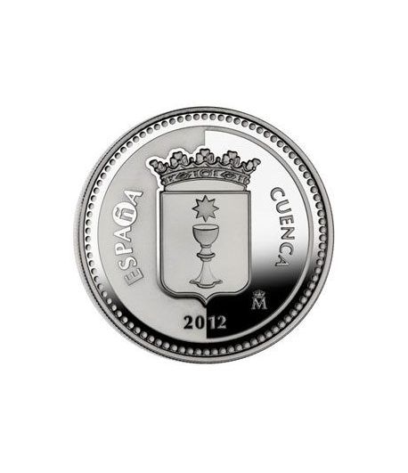 Moneda 2012 Capitales de provincia. Cuenca. 5 euros. Plata.