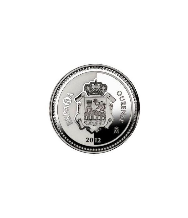 Moneda 2012 Capitales de provincia. Ourense. 5 euros. Plata.  - 4