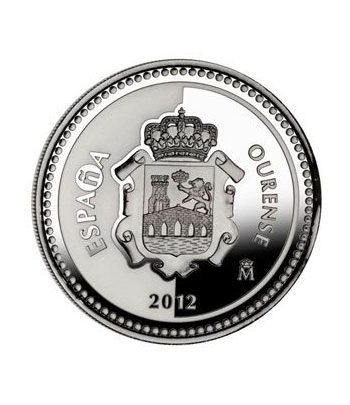 Moneda 2012 Capitales de provincia. Ourense. 5 euros. Plata.