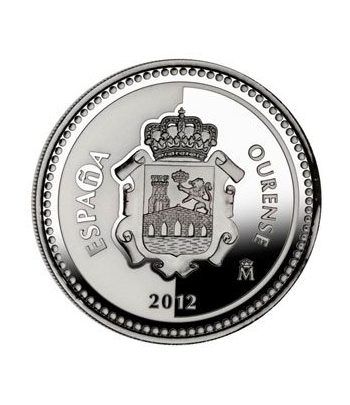 Moneda 2012 Capitales de provincia. Ourense. 5 euros. Plata.