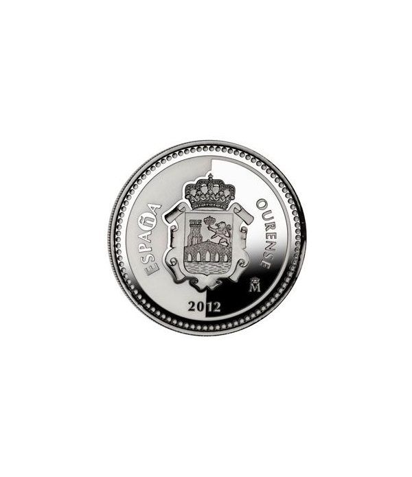 Moneda 2012 Capitales de provincia. Ourense. 5 euros. Plata.