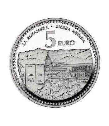 Moneda 2012 Capitales de provincia. Granada. 5 euros. Plata.