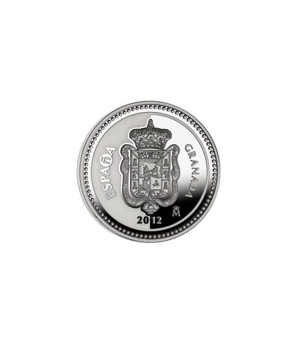 Moneda 2012 Capitales de provincia. Granada. 5 euros. Plata.  - 4